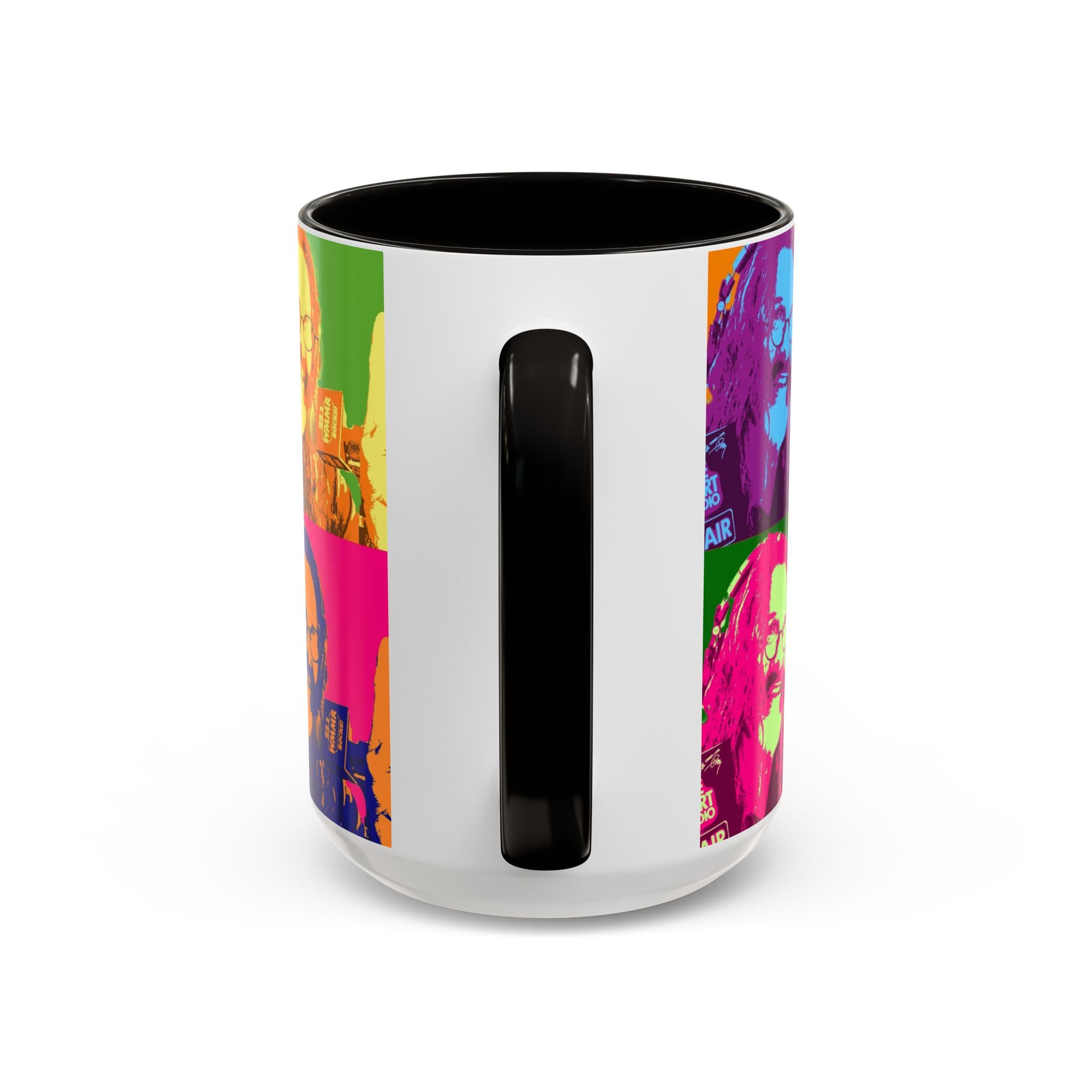 Pop Art Legendary DJ Pierre Robert Colorful Mugs (11oz, 15oz)
