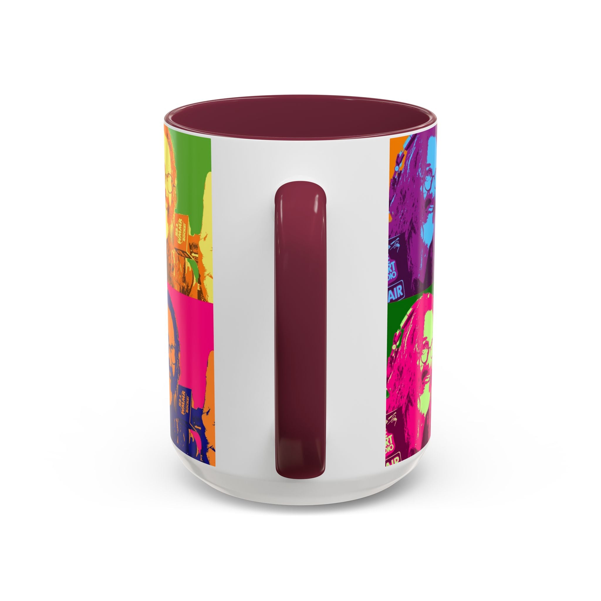Pop Art Legendary DJ Pierre Robert Colorful Mugs (11oz, 15oz)