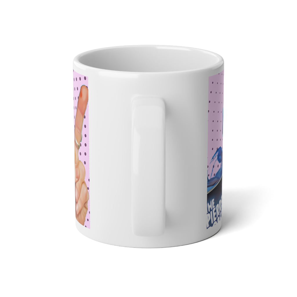 20oz Jumbo Mug — Pierre Robert Retro Radio Host Art Coffee Cup