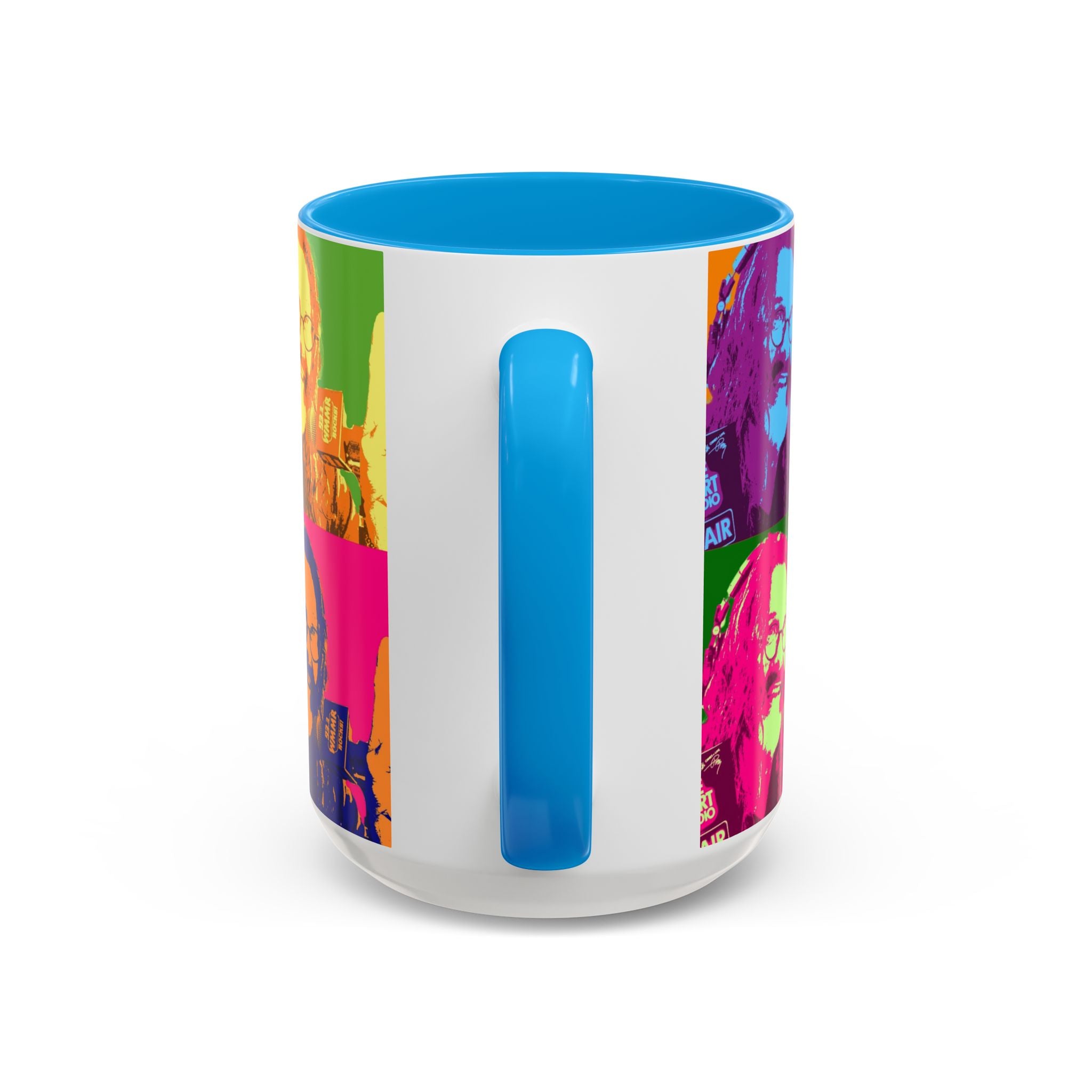 Pop Art Legendary DJ Pierre Robert Colorful Mugs (11oz, 15oz)
