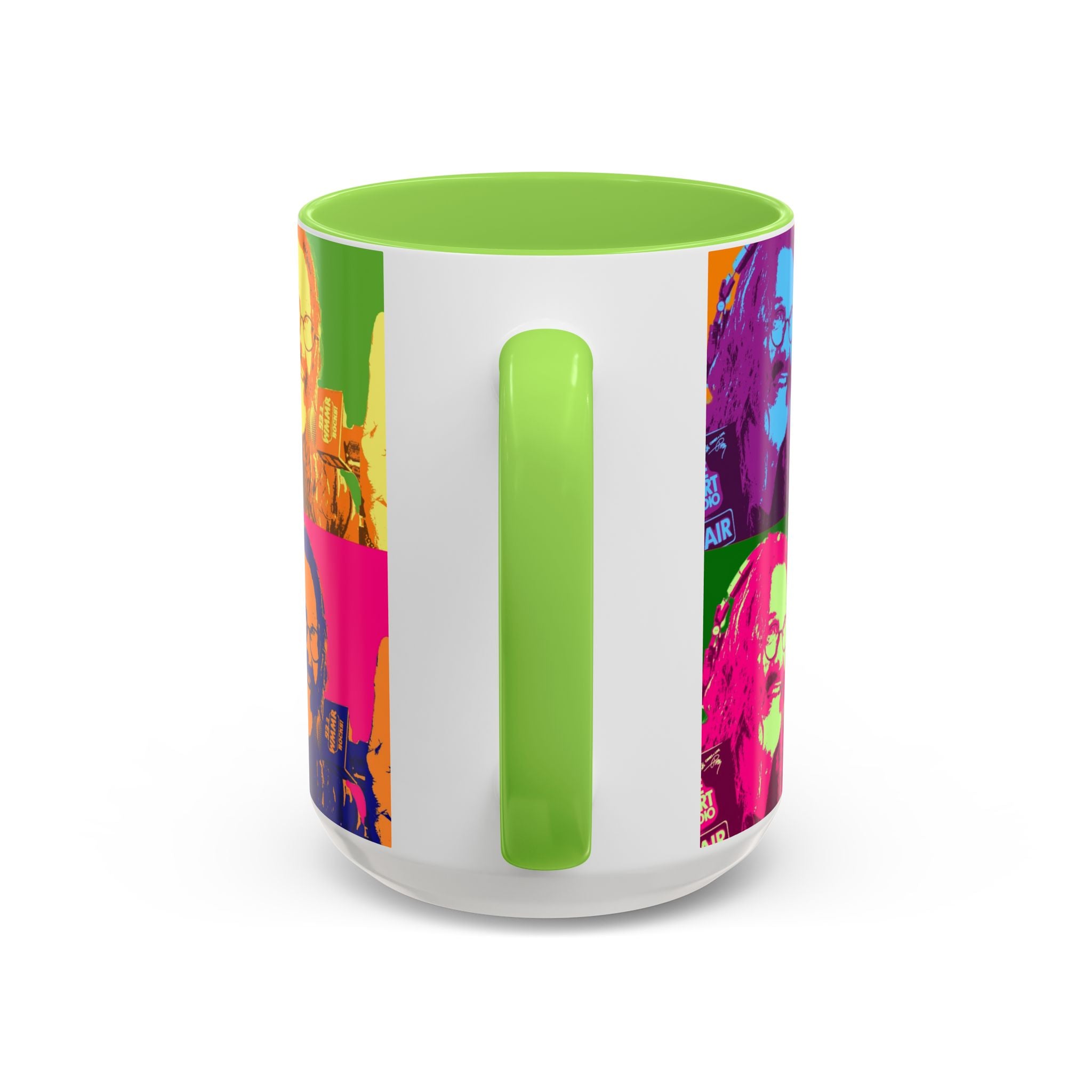 Pop Art Legendary DJ Pierre Robert Colorful Mugs (11oz, 15oz)