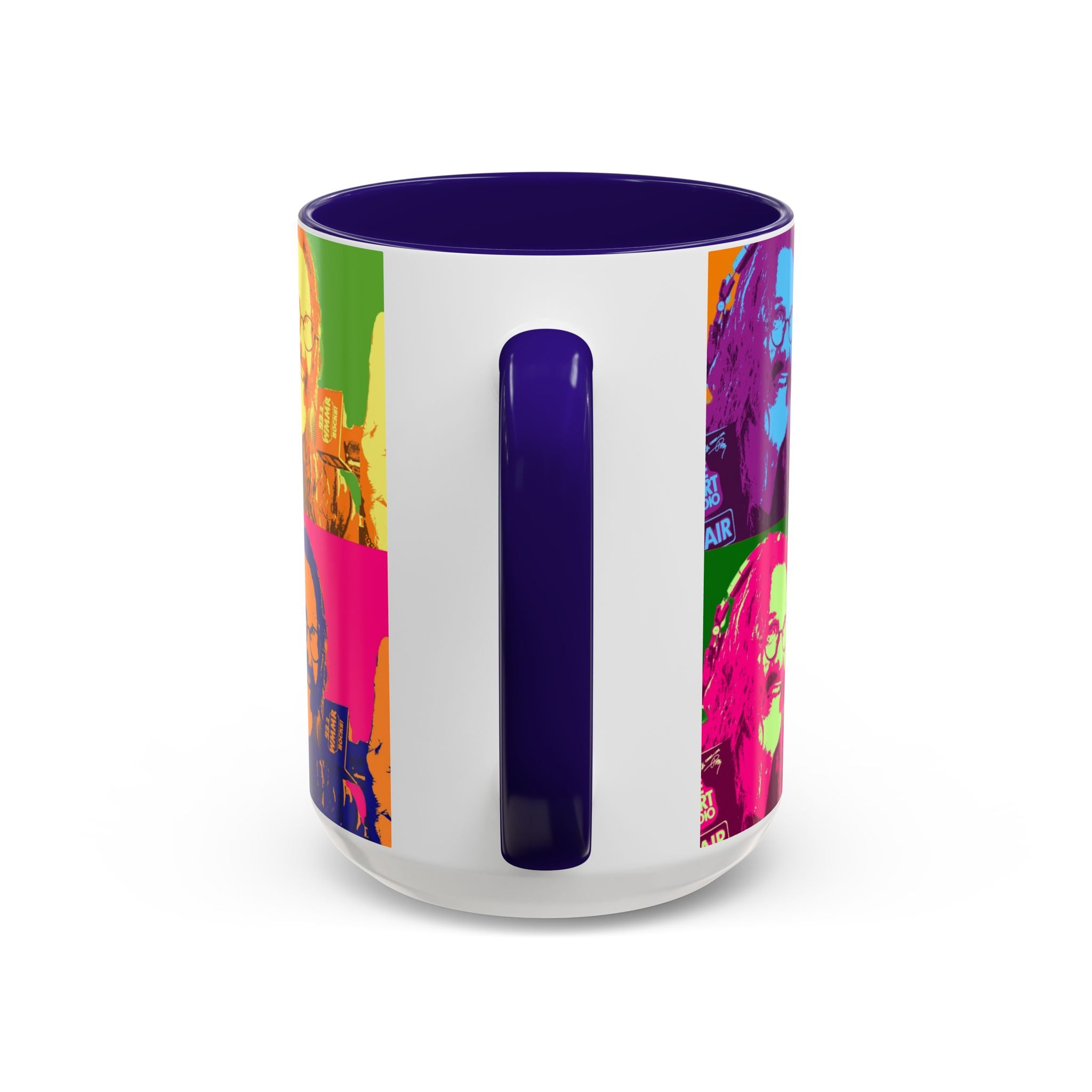 Pop Art Legendary DJ Pierre Robert Colorful Mugs (11oz, 15oz)